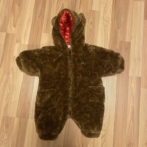 Sonia Rykiel Bebe Teddy Bear Winter Bunting One Piece Winter Cold Weather Jacket